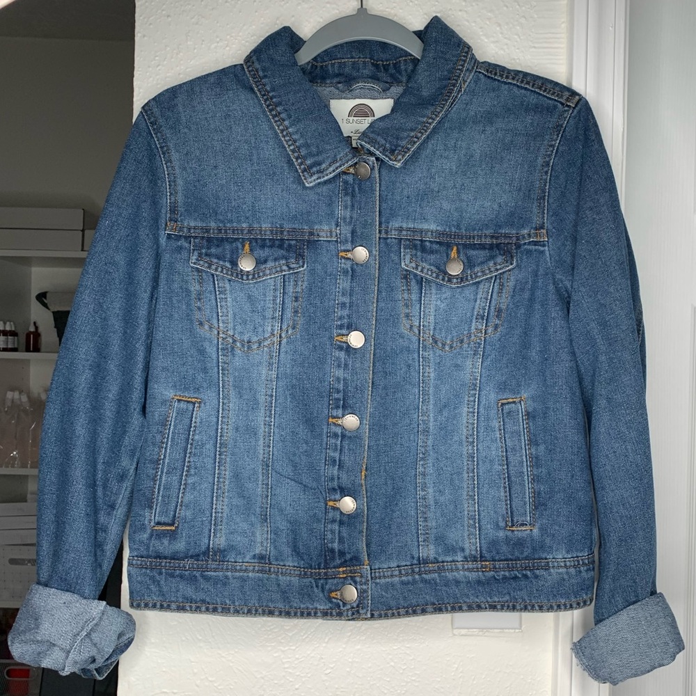 Denim jean jacket 1 Sunset Lane
